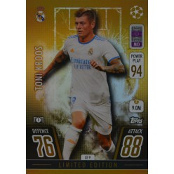 Topps Match Attax Extra Champions League 2021/2022 GOLD Limited Edition Toni Kroos (Real Madrid)